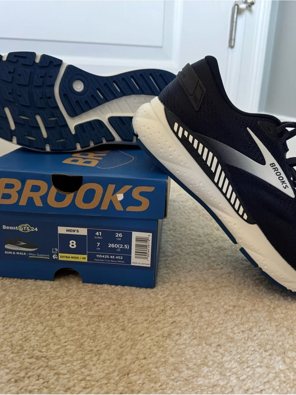 Brooks Beast GTS 24 - Men’s size 8, Extra Wide / 4e